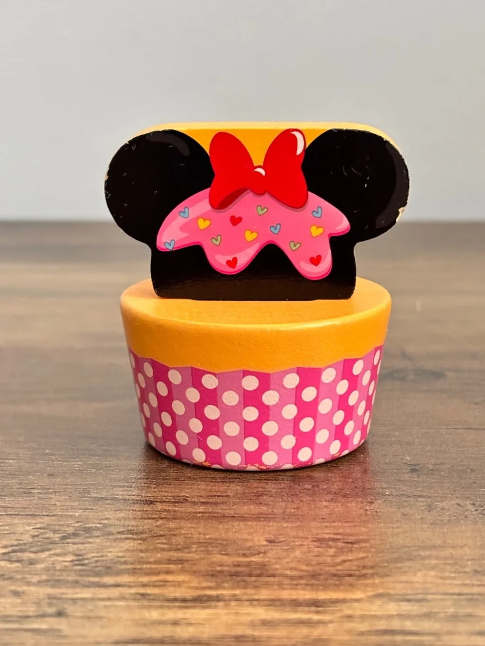 Melissa & Doug Disney Snacks Wooden Minnie Mickey Mouse Cupcake Replacement Toy